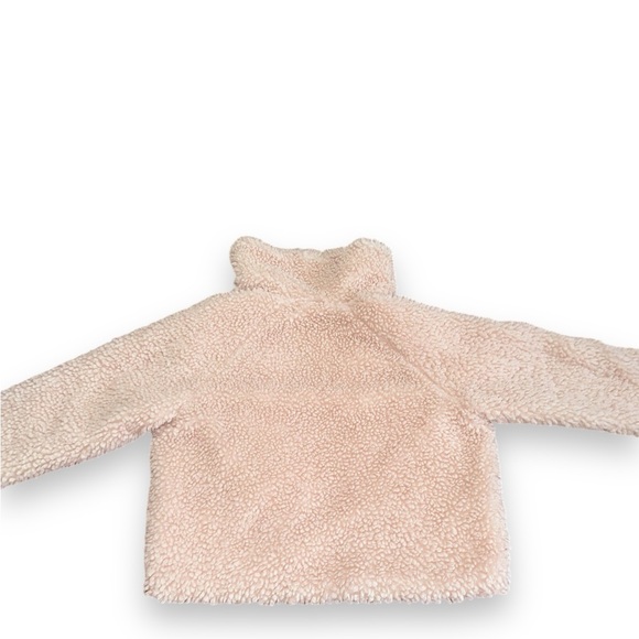 A New Day Light Pink Fuzzy Faux Fur Sherpa Women’s Jacket Coat Size Medium - Picture 11 of 16
